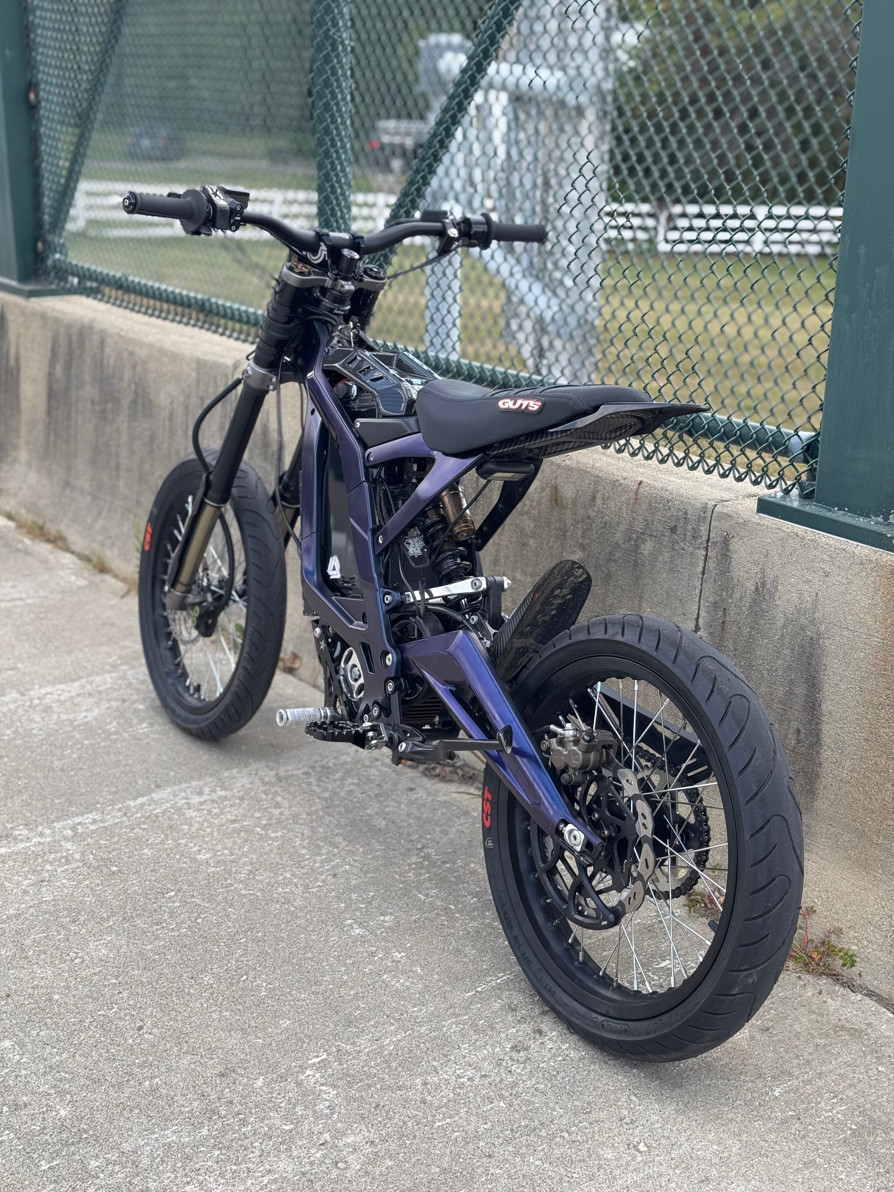Blue/Purple Color-Changing Surron LBX Frame Guards