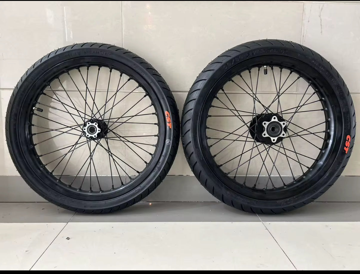 Surron/E Ride Pro OEM 17" Supermoto Wheelset