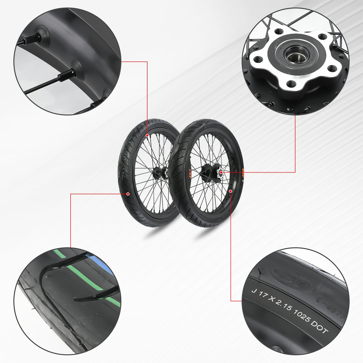 Surron LBX OEM Supermoto Wheelset