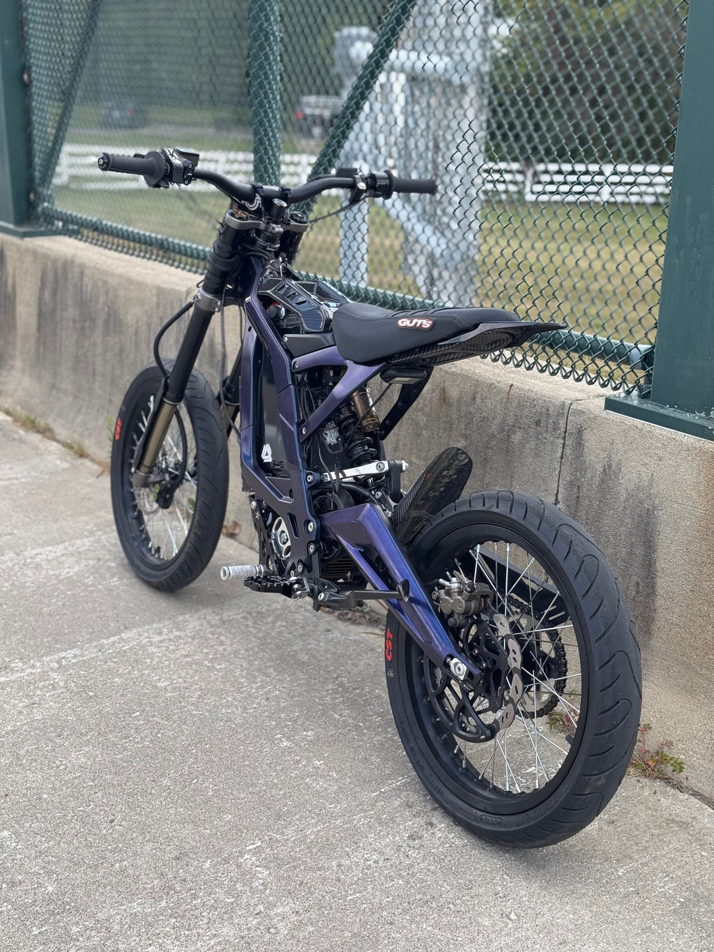 Blue/Purple Color-Changing Surron LBX Frame Guards