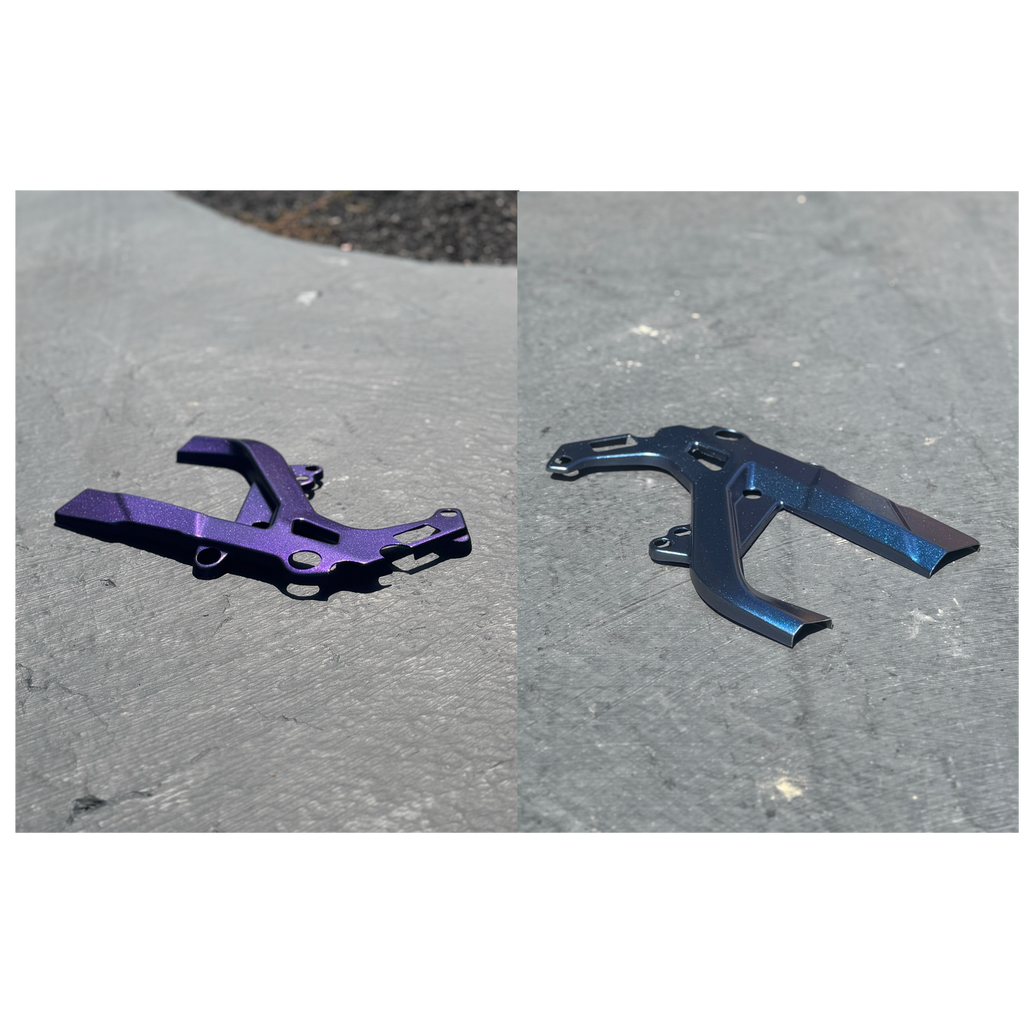 Blue/Purple Color-Changing Surron LBX Frame Guards