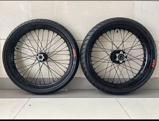 Surron/E Ride Pro OEM 17" Supermoto Wheelset