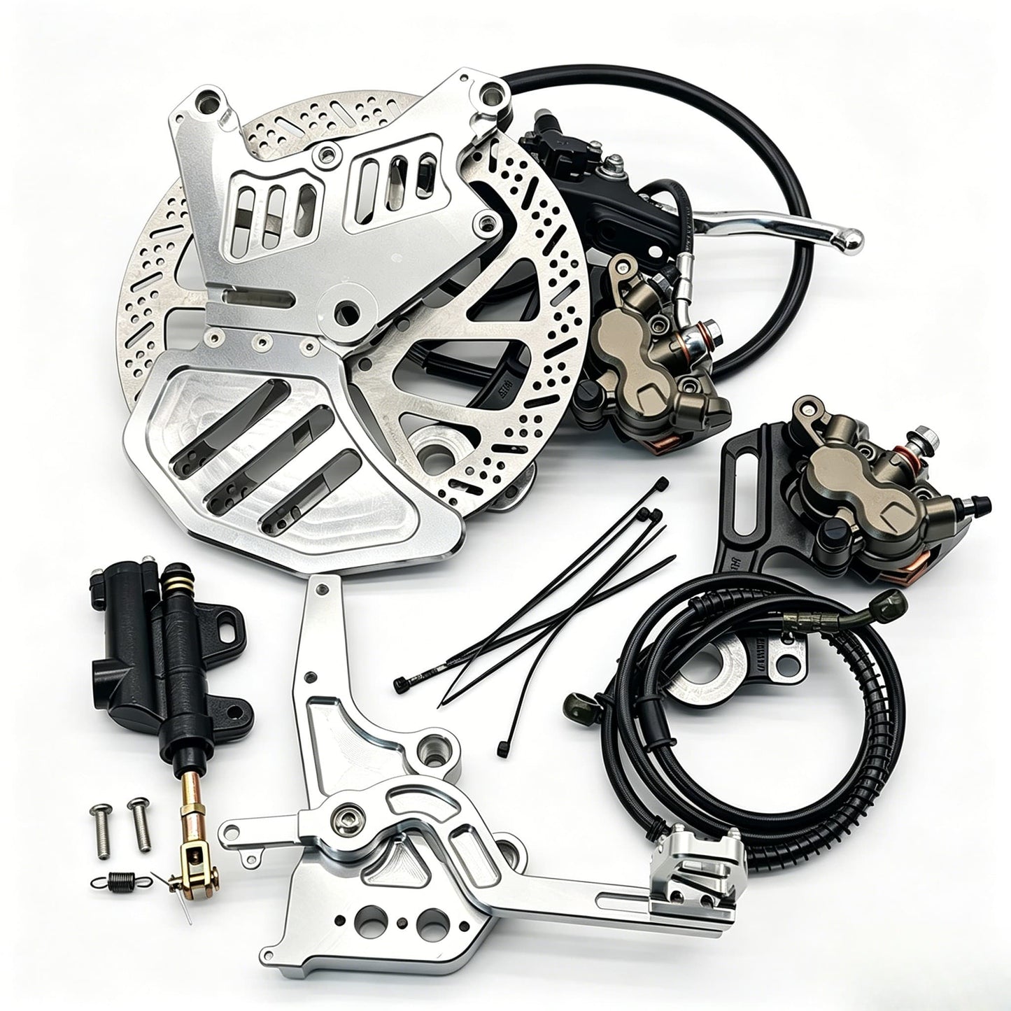 COMPLETE Moto Handbrake / Footbrake Kit