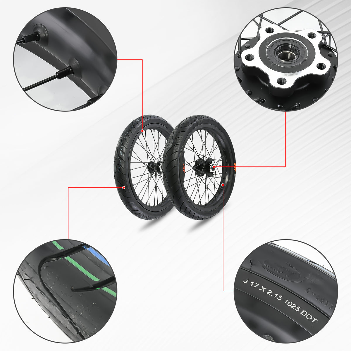 Surron LBX OEM Supermoto Wheelset
