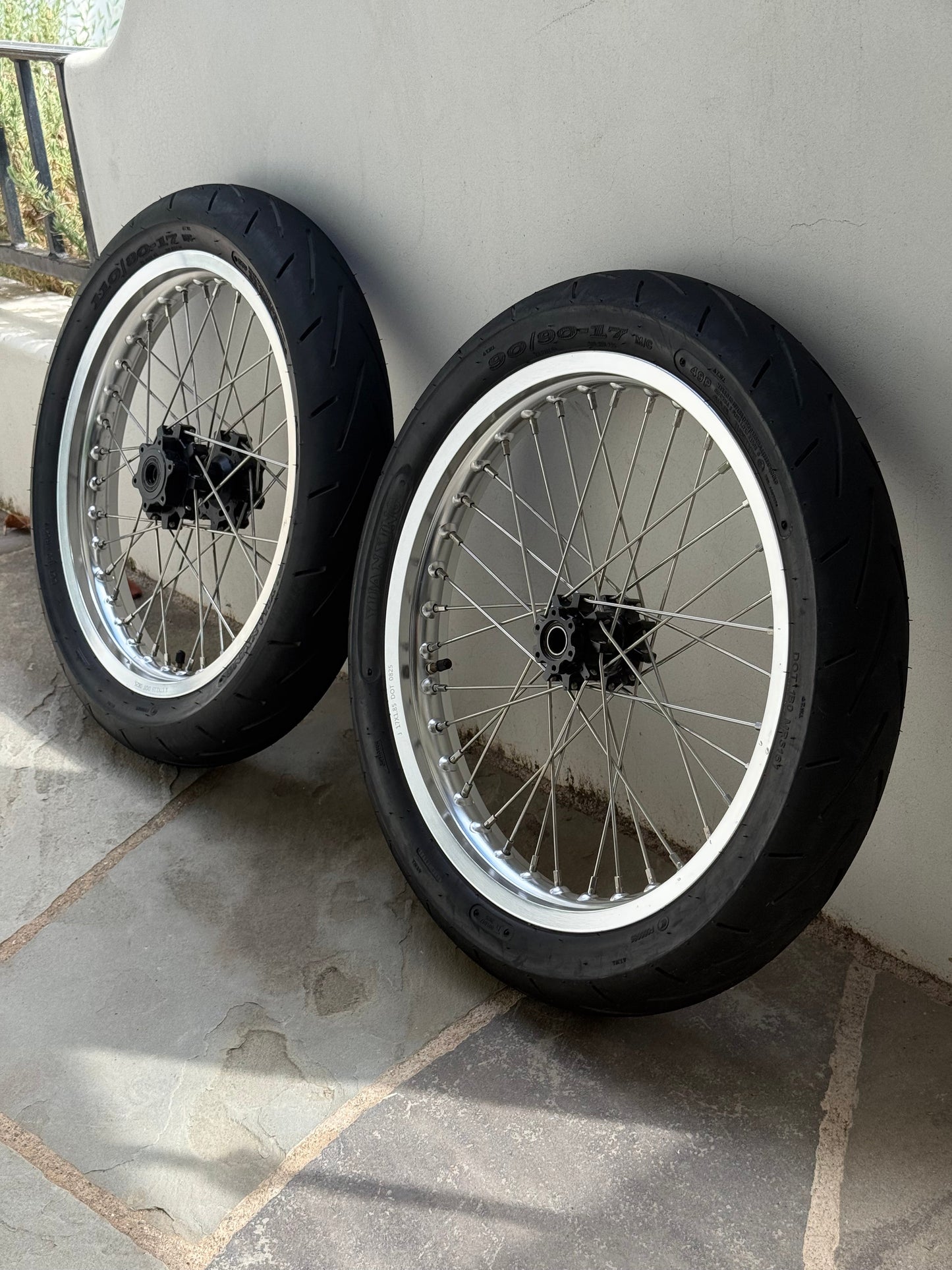 E-Moto Supermoto Wheel Set